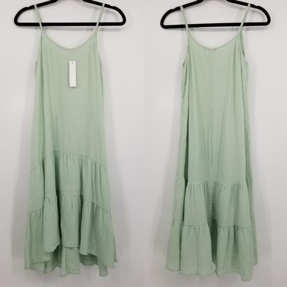 Anthropologie Dresses & Skirts - Anthropologie Drew Seafoam Teired Tank Dress